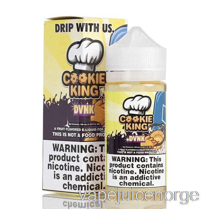 Vape Uten Nikotin Dvnk - Cookie King - 100ml 6mg